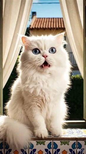 Persian cat + Gossip = CHAOS 😂🐱