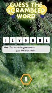 19K views · 174 reactions | Guess the Scrambled Word - Part 48 #QuizTime #quiz #scrambledword #fypシ #reelsfacebook | Quiztions | Facebook