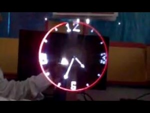 The Propeller Clock - Rotating Display