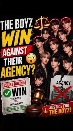 THE BOYZ WIN Against Their Agency 😳#theboyz #theboyzedit #kpopnews #kpopupdate #lawsuit
