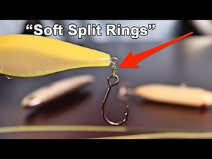 How To Tie Hooks To Lures With Braided Line ("Soft Split Rings")