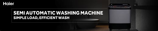 Haier: Semi Automatic Washing Machines