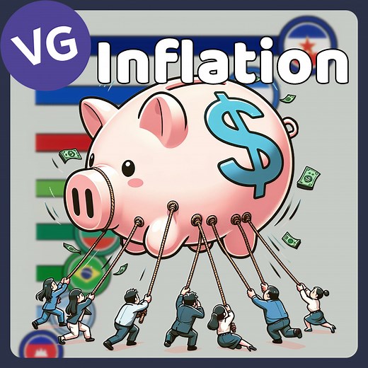 The Worst Inflation Rates 1960 - 2024. | VGraphs