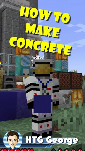 How to Make Concrete in Minecraft