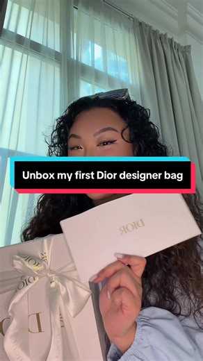 Unboxing My First Dior Designer Bag Experience