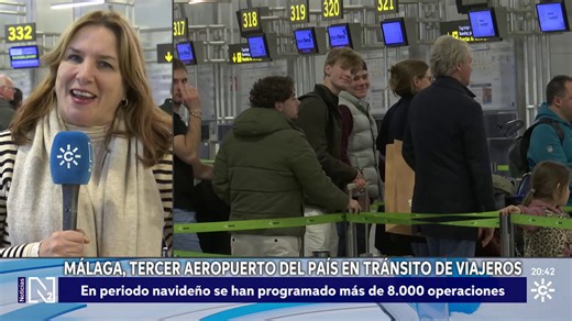 El aeropuerto de Málaga, el tercero de España en tránsito de viajeros