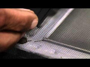 Close-up of 55-109 Screen Spline Install : SWISCO.com