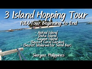 The FULL 3 Island Hopping Tour Siargao + 2 Secret Spots COMPLETE TOUR