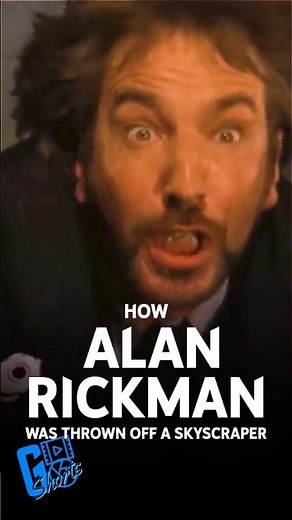 Alan Rickman was thrown from a height in Die Hard