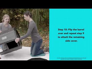 BLACK+DECKER How to build our 40 Gallon Tumbler Composter