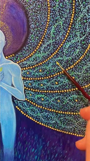 Dot technique #art #shorts #howto #howtopaint #artist #painting #oilpainting #artwork #paint #arts