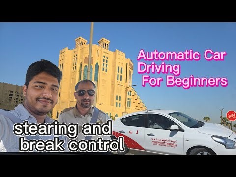 Automatic Car Driving Lessons for Beginners | Steering & Brake Control Tips