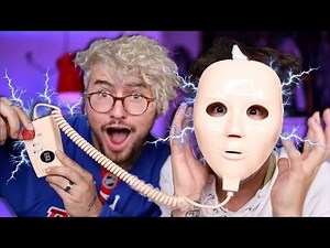 GUYS TRY GIRL PRODUCTS 4 (ELECTRIC SHOCK FACE MASK!!!)