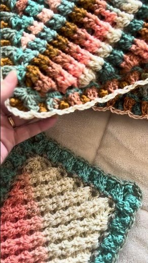 Filming the Edging Demo | C2C Waffled Shell Stitch Blanket #crochet