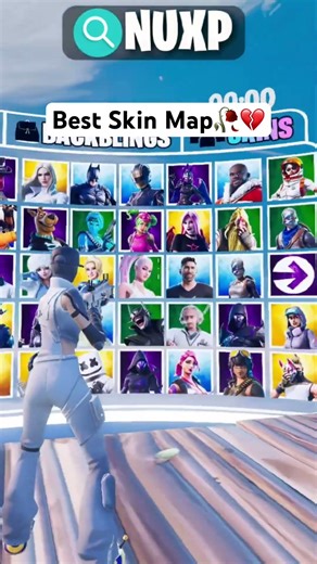 Craziest skin map🥀💀💔 #fortnite #fortniteclips #glitchmoments #fortniteskins #fortniteskinmap