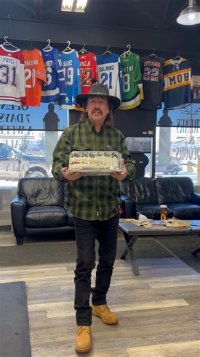 Seventy years of stories, laughs, and legendary moments and you’re still going strong. Wishing you good health, big smiles, and many more great years ahead. Cheers to you, my friend! | Thickwood Barber Shop by Black Horse Pub