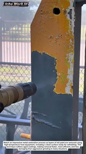 Heat Stripping Paint Like Magic | The Most Satisfying Metal Restoration Process