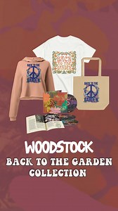 We're bringing Back to the Garden into focus—celebrating the bold prints and timeless spirit that defined an era. Take another look at the collection that channels the soul of ’69. Shop now: https://lnk.to/WoodstockOfficialStore #Woodstock #BackToTheGarden #PeaceLoveMusic | Woodstock
