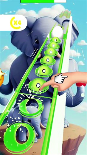 finger 🤞🤘 and down 👇👎 happy pop up run level 65#games #gaming