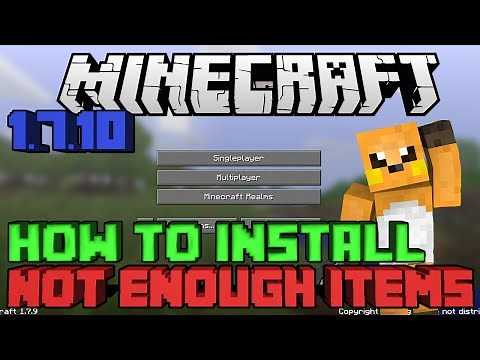★ Minecraft: How to install: Not Enough Items for 1.7.10
