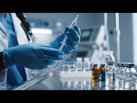 Realistic Hospital Injection Preparation Scene | Doctor Filling Syringe Cinematic 4k