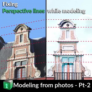 4.2K views · 140 reactions | #b3d tip: In this second video about modeling from photos using the knife tool, we look at what to do when your photograph has perspective in it rather than being shot from the front. More tips & free sample e-book: https://www.blendersecrets.org/ | Blender Secrets | Facebook