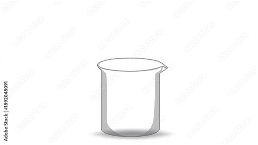 Sowing Animation Video on Homogeneous Mixture by Sugar in Water Explaining Uniform Solution