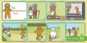 The Gingerbread Man Story Cards
