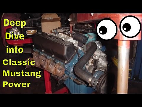 What's inside a Ford Mustang 351 Cleveland Cobra Jet engine V8 tear down & rebuild with startup