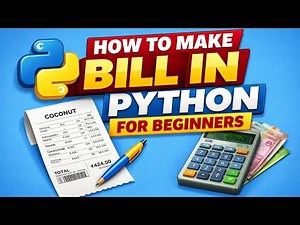Python Billing System for Beginners | Simple Shop Bill Program #pythontamil #pythonprogramming