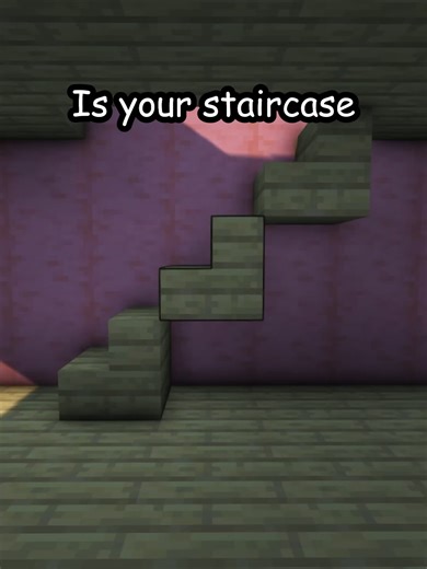 WHITE MINECRAFT STAIRS #minecraft #minecraftbuilding #minecrafttutorial #fyp