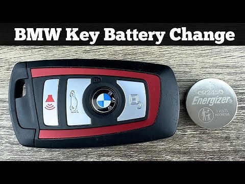 2009 - 2018 BMW 3 SERIES Remote Key Fob Battery Replacement - How To Change Replace Batteries DIY