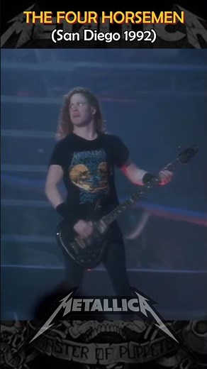 Metallica - The Four Horsemen (San Diego 1992) #metallica #jameshetfield #thrashmetal #music