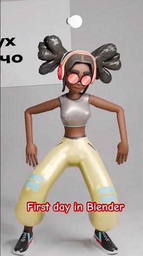 First day in Blender 2 #dance