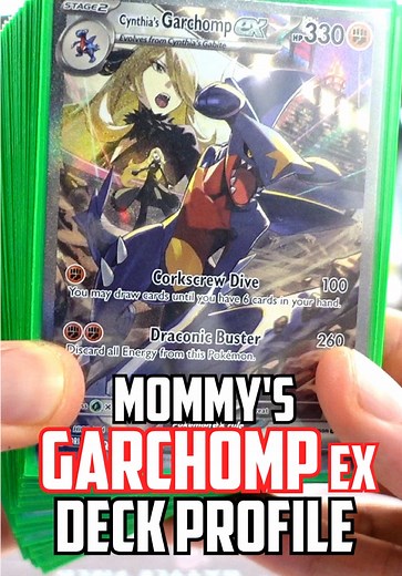 Here's the most expensive Pokemon card deck you'll see today, Cynthia's Garchomp ex! #pokemon #pokemontcg #pokemoncards #playpokemon