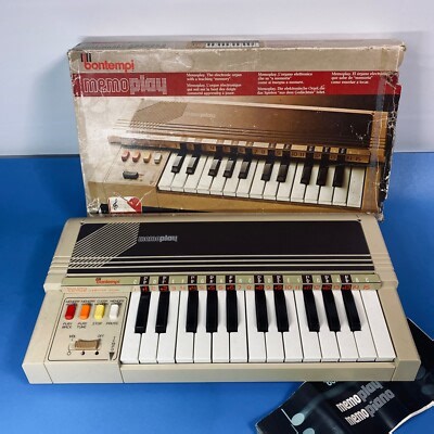 BONTEMPI Memo Play Electric Keyboard Working Boxed Loop Re-play Setting Booklet | eBay UK