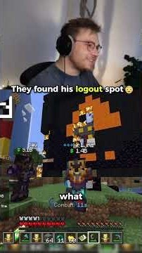 They tracked down his logout and built a base 😳