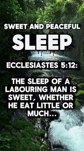 He Gives His Beloved Sweet Sleep 🌙 Psalm 127:2