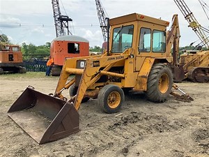 1980 John Deere 410 Loader Backhoe | Construction