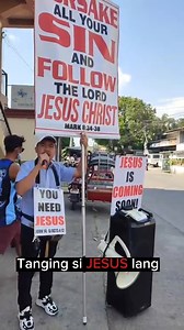 300K views · 102K reactions | ‼️ Forsake all your sin and Follow the Lord Jesus Christ. Repent... Repent... Repent... JESUS IS COMING SOON VERY VERY SOON!!! #mission #evangelism #JesusIsComingBack #evangelion #evangelism #Jesus #choosejesus #mission #Jesusiscoming #Repent #JesusIsComingSoon #preaching #Philippines #bibleverse #chooseJesus #HaveFaithInGod | Kuya pastor | Facebook