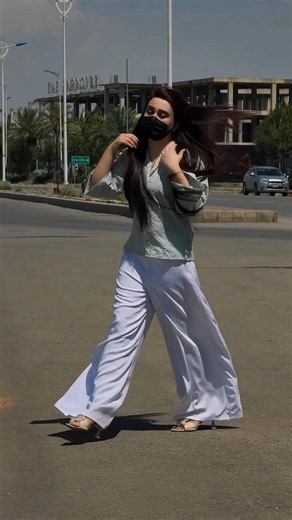 Masked Beauty Walking with Confidence 🔥 | Street Style Vibes #streetstyle #ukvibes #desigirl #viral
