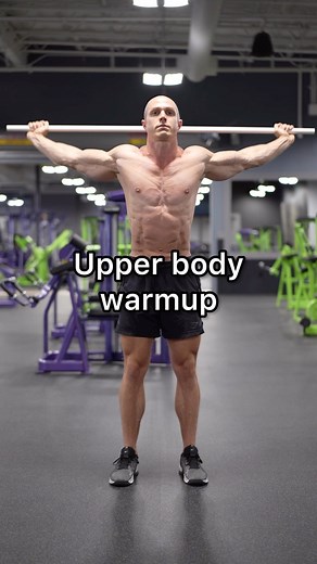 Alex Lueth | #1 Natural Online Coach on Instagram: "Upper body warmup Here’s a new warmup / mobility routine you can try befor an upper body day: 1) Front to back - 1-2 sets, 8-20 reps 2) Shoulder & back hinge - 1-2 sets, 5-10 reps 3) Rotation - 1-2 sets, 5-10 reps (each side) 4) Swing - 1-2 sets, 5-10 reps (each side) 5) Aply scratch mobility - 1-2 sets, 5-10 reps (each side) Note: - keep them dynamic. Dynamic stretches before you lift - perform static stretches after you lift Click the link in