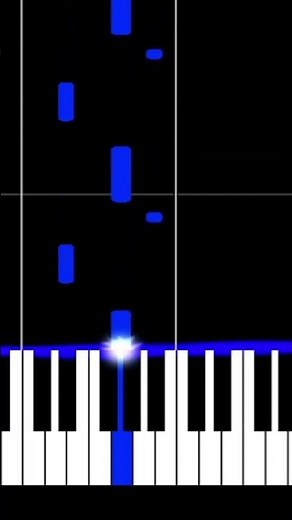 The imperial march (Darth vader theme) from Star Wars - Easy mode [Piano Tutorial] Midi visualizer