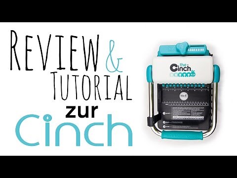 [Review & Tutorial] the Cinch von We R Memory Keepers | Bindemaschine