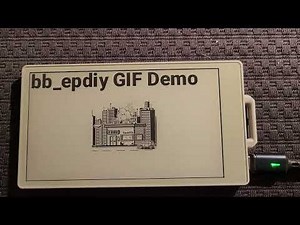 FastEPD GIF demo on M5 Papers3