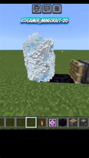 Minecraft crystal launcher build hack #minecraft #gaming #shorts