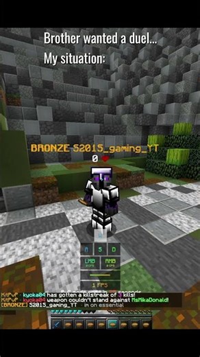 Pov: You're lagging.. | #minecraftmemes #shorts