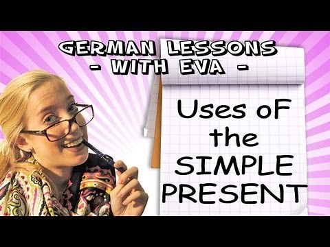 German Lesson 15 - The different uses of the Simple Present