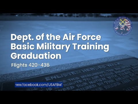 Department of the Air Force BMT Graduation Ceremony: Flights 420-436 -- June 5, 2025
