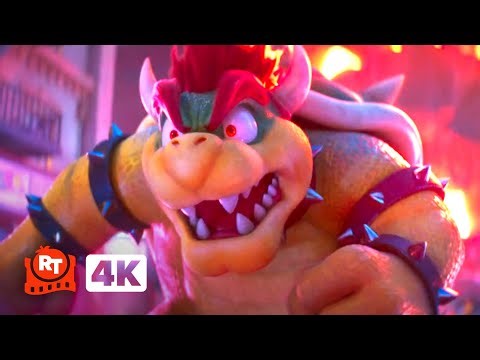 The Super Mario Bros. Movie (2023) 4K - Bowser Rampages Through Brooklyn | Movieclips
